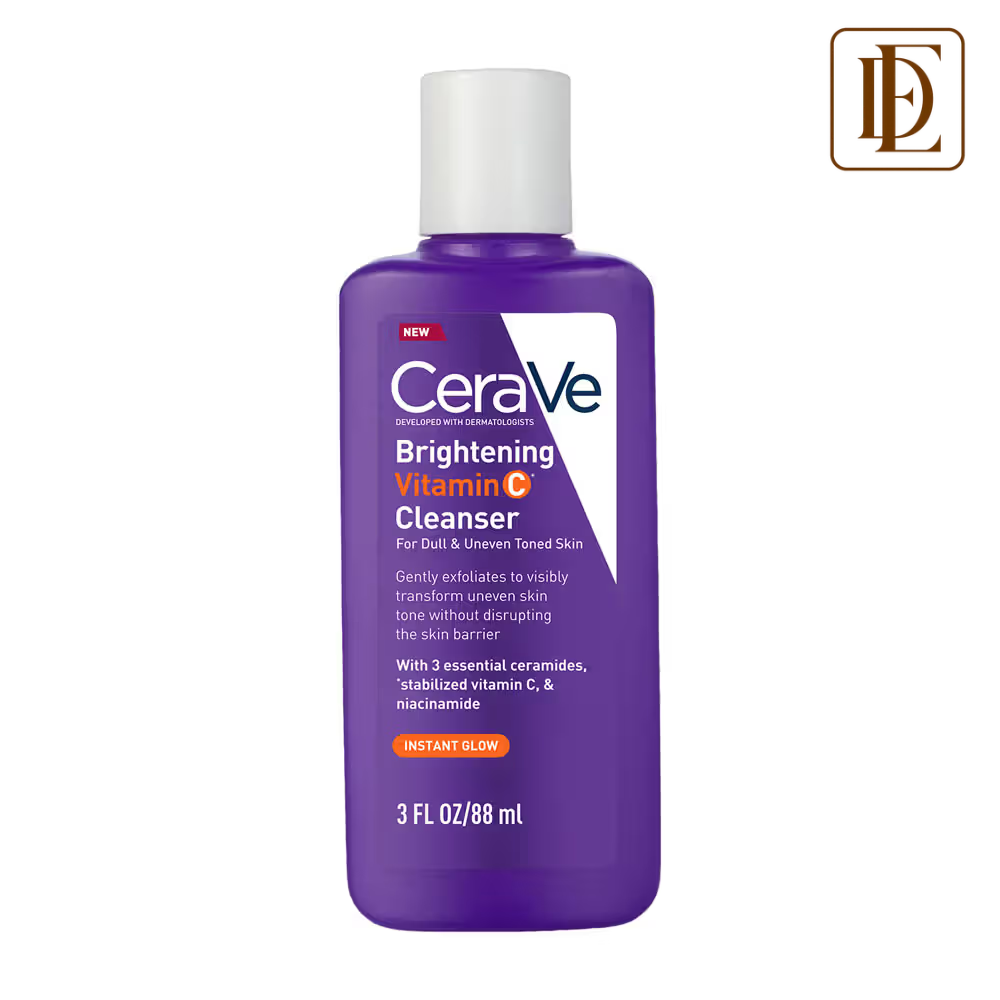 CeraVe Brightening Vitamin C Face Wash For Dull & Uneven Skin