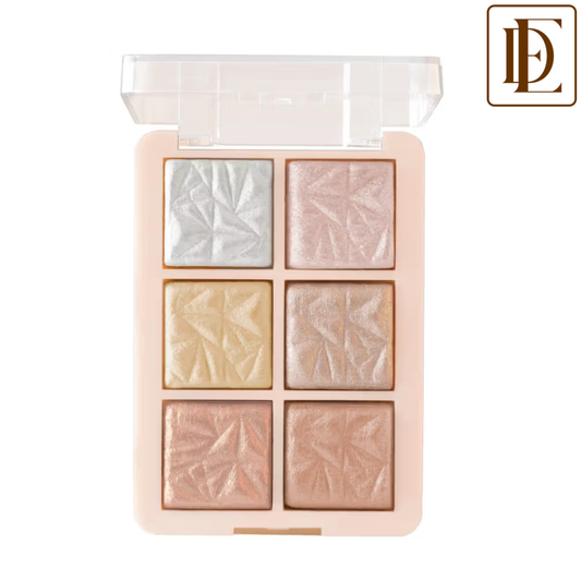 MARS Glowzilla 6 Shade Face Highlighter Palette