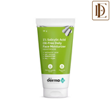 The Derma Co 1% Salicylic Acid Oil-free Moisturizer for Face With Oat Extract For Active Acne