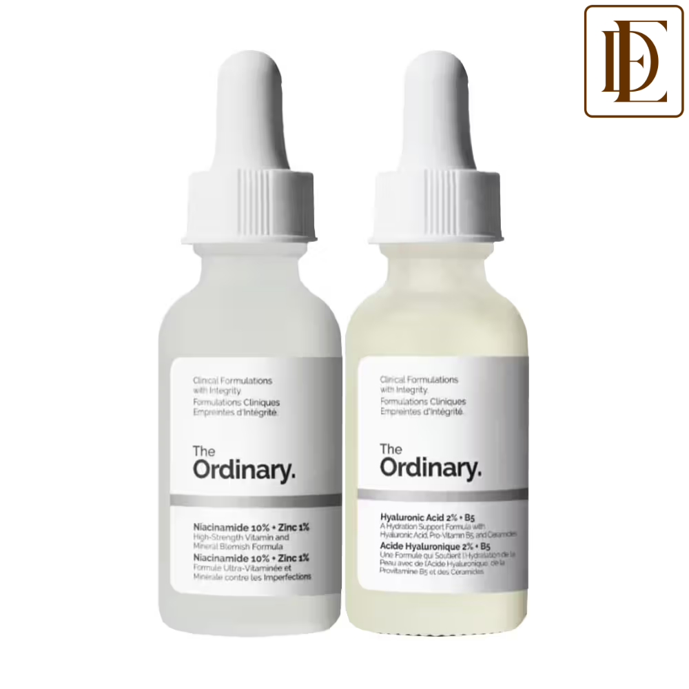 The Ordinary Bestseller Duo Niacinamide Serum + Hyaluronic Acid Serum