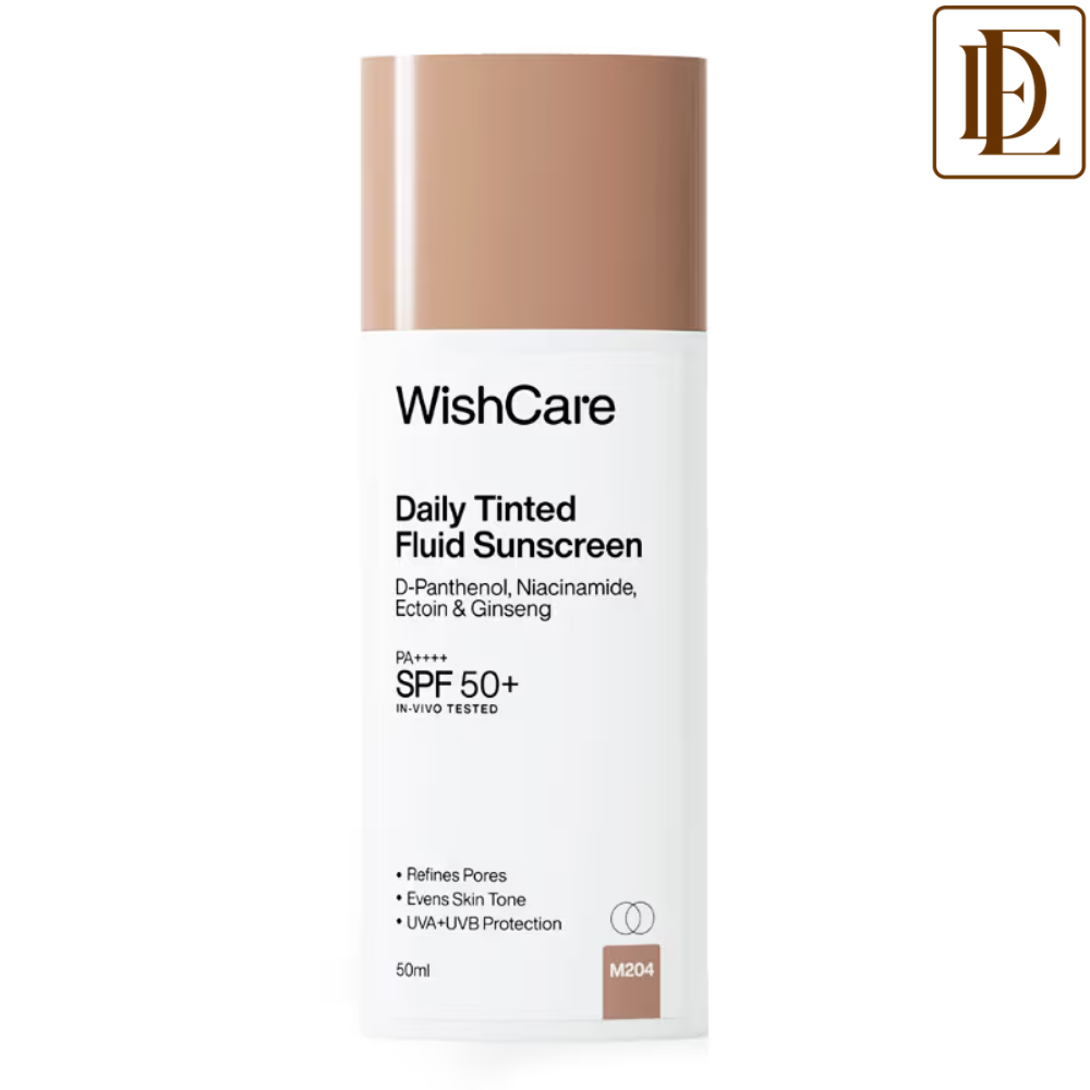 Wishcare Daily Fluid Tinted Sunscreen SPF50PA++++