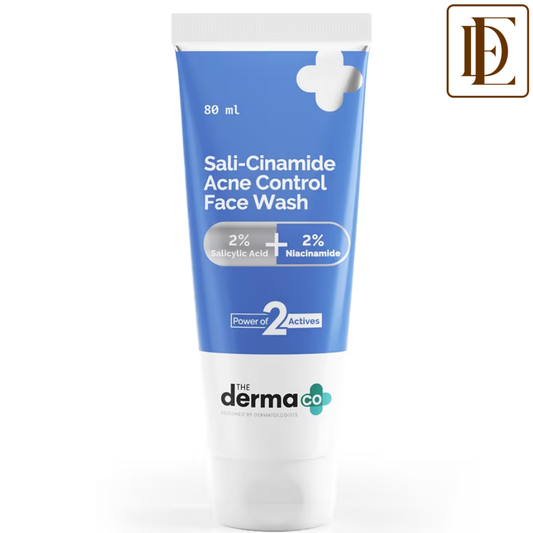 The Derma Co Sali-Cinamide Anti-Acne Face Wash with 2% Salicylic Acid & 2% Niacinamide