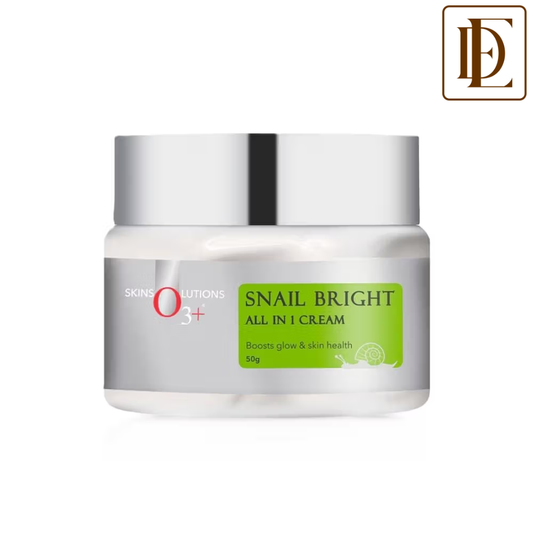 O3+ Snail Bright Mucin Gel Cream Moisturiser For Korean Glass Glow & Barrier Repair