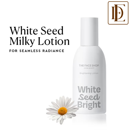 The Face Shop White Seed Brightening Lotion - Korean Moisturizer With Niacinamide for Even Skin Tone