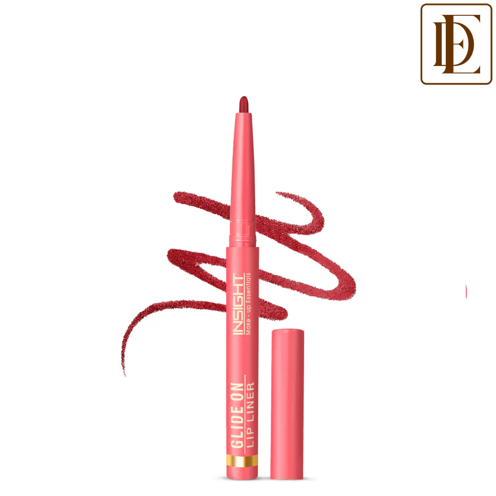 Insight Cosmetics Glide On Lip Liner, Intense Pigment, Long Wear Matte Lip Formula