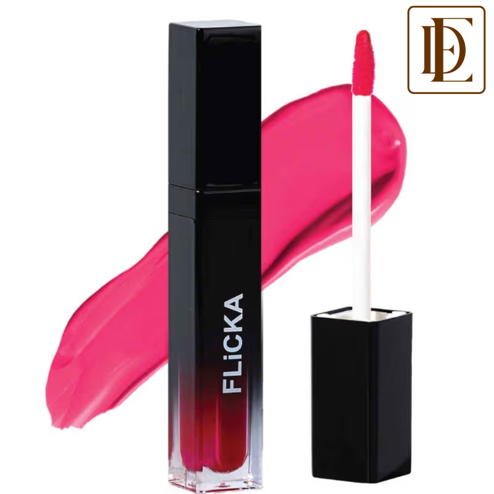 FLiCKA Set & Attack Liquid Lipstick Waterproof Easy Apply Intense Pigment