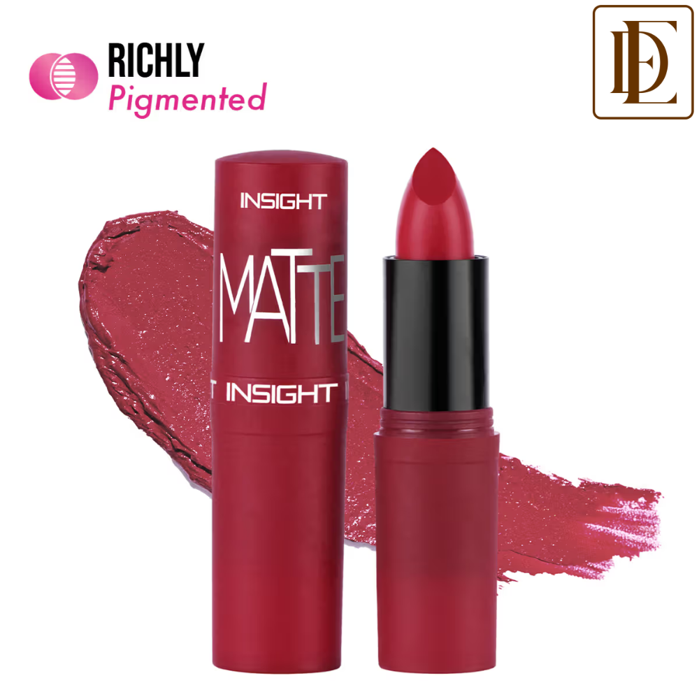 Insight Cosmetics Matte Lipstick, 1 Stroke Application, Long Lasting