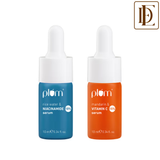 Plum Glow & Clarify Serum Travel Combo - 15% Vitamin C + 10% Niacinamide Face Serum