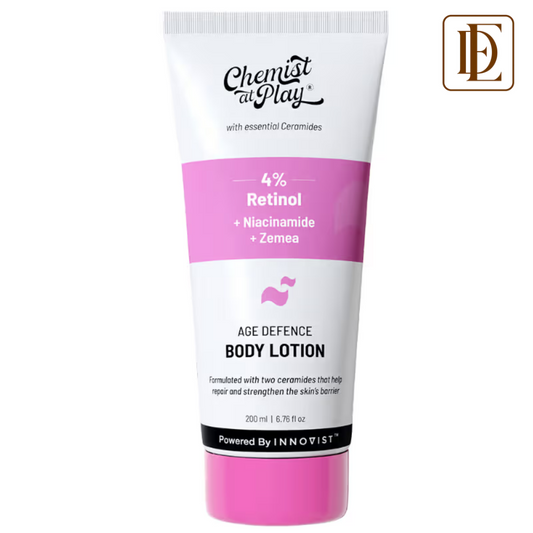 Chemist At Play 4% Retinol Body Lotion For Anti-aging Niacinamide Moisturizer Cream Dry & Oily Skin