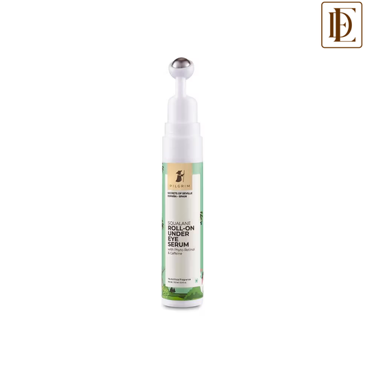 Pilgrim Squalane Roll-On Under Eye Eream Serum with Phyto-Retinol & Caffeine