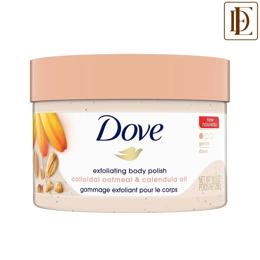 Dove Exfoliating Body Polish Scrub - Oatmeal & Calendula Oil
