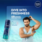NIVEA MEN Deodorant, Fresh Ocean, 48h Long lasting Freshness with Fresh Aqua Scent