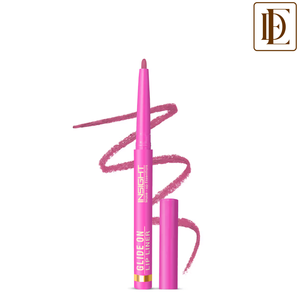 Insight Cosmetics Glide On Lip Liner, Intense Pigment, Long Wear Matte Lip Formula