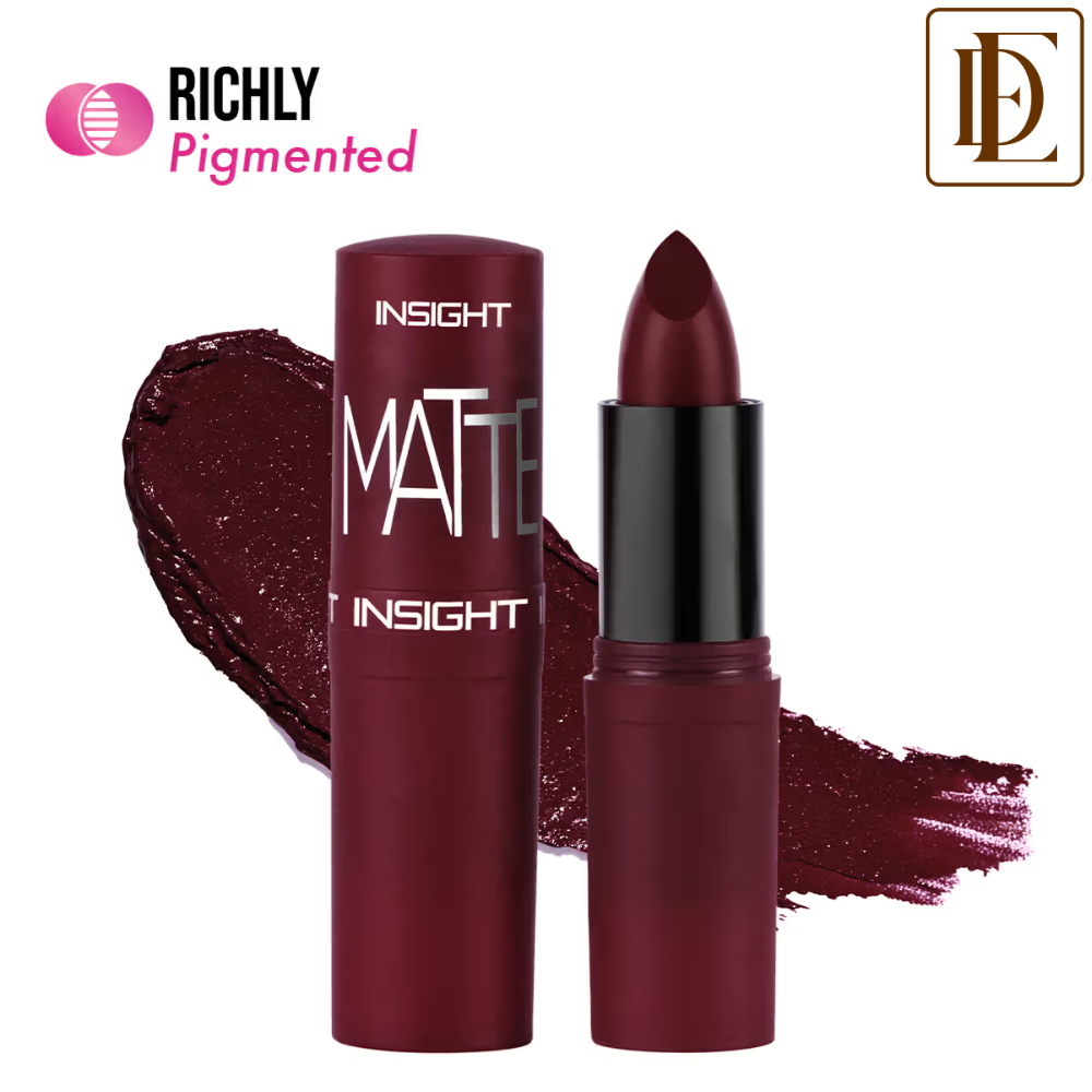 Insight Cosmetics Matte Lipstick, 1 Stroke Application, Long Lasting