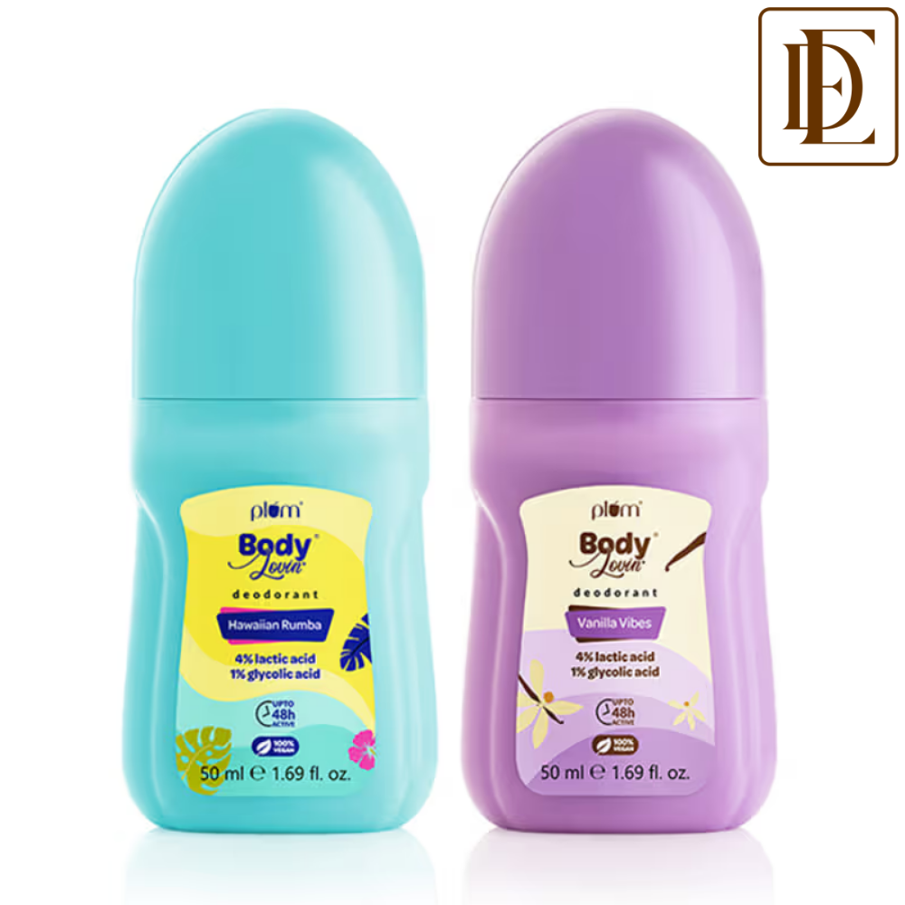 Plum BodyLovin' Beaches & Bakeries Deodrant Roll-On Duo