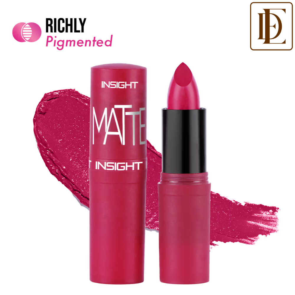 Insight Cosmetics Matte Lipstick, 1 Stroke Application, Long Lasting