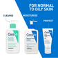 CeraVe Facewash & PM Moisturizer Combo with Ceramides - Evening Routine for Oily Skin