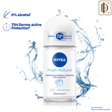 NIVEA Body Roll On (Fresh Natural)