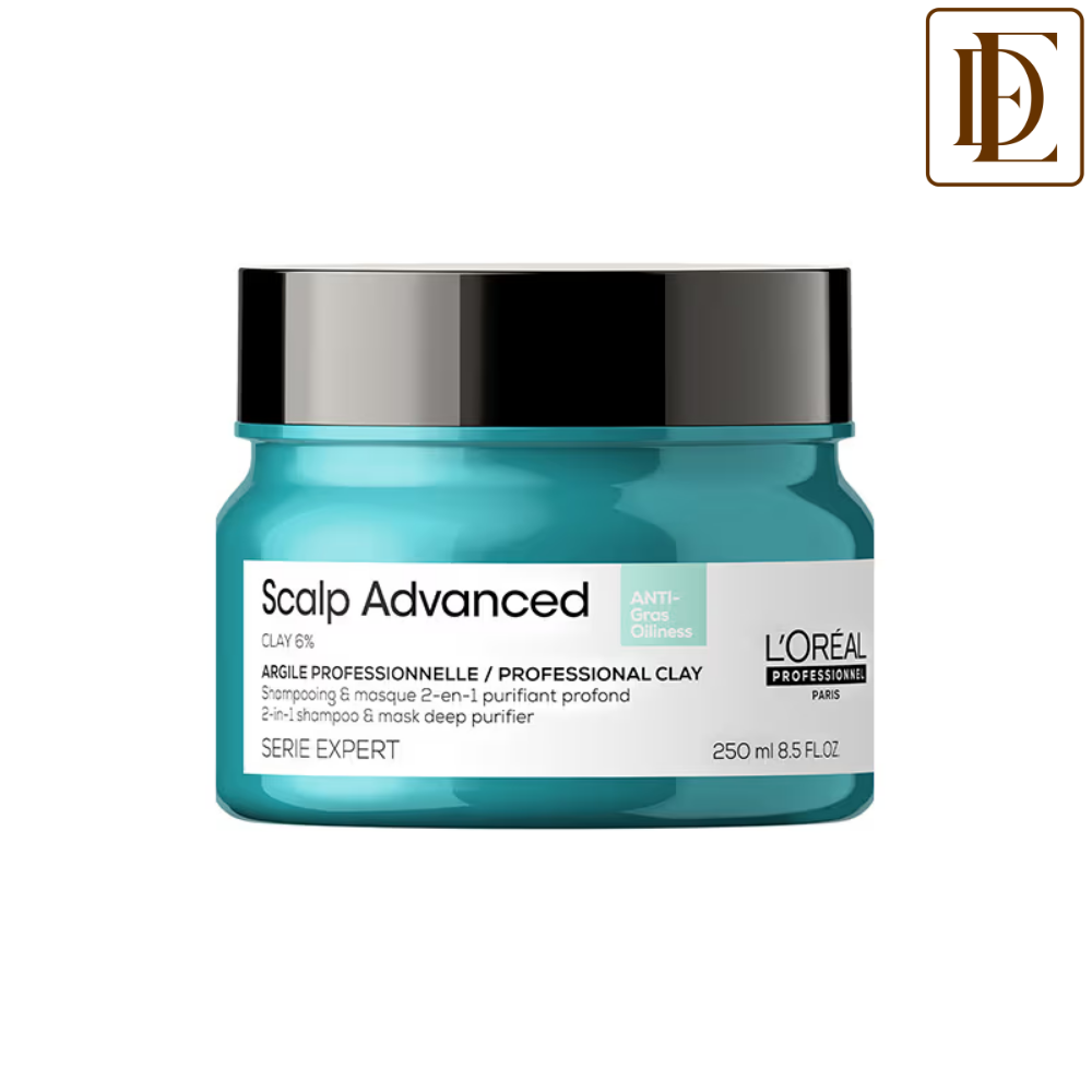 L’Oréal Professionnel Scalp Advanced Anti-Oiliness 2-In-1 Shampoo & Mask for Very Oily Scalp
