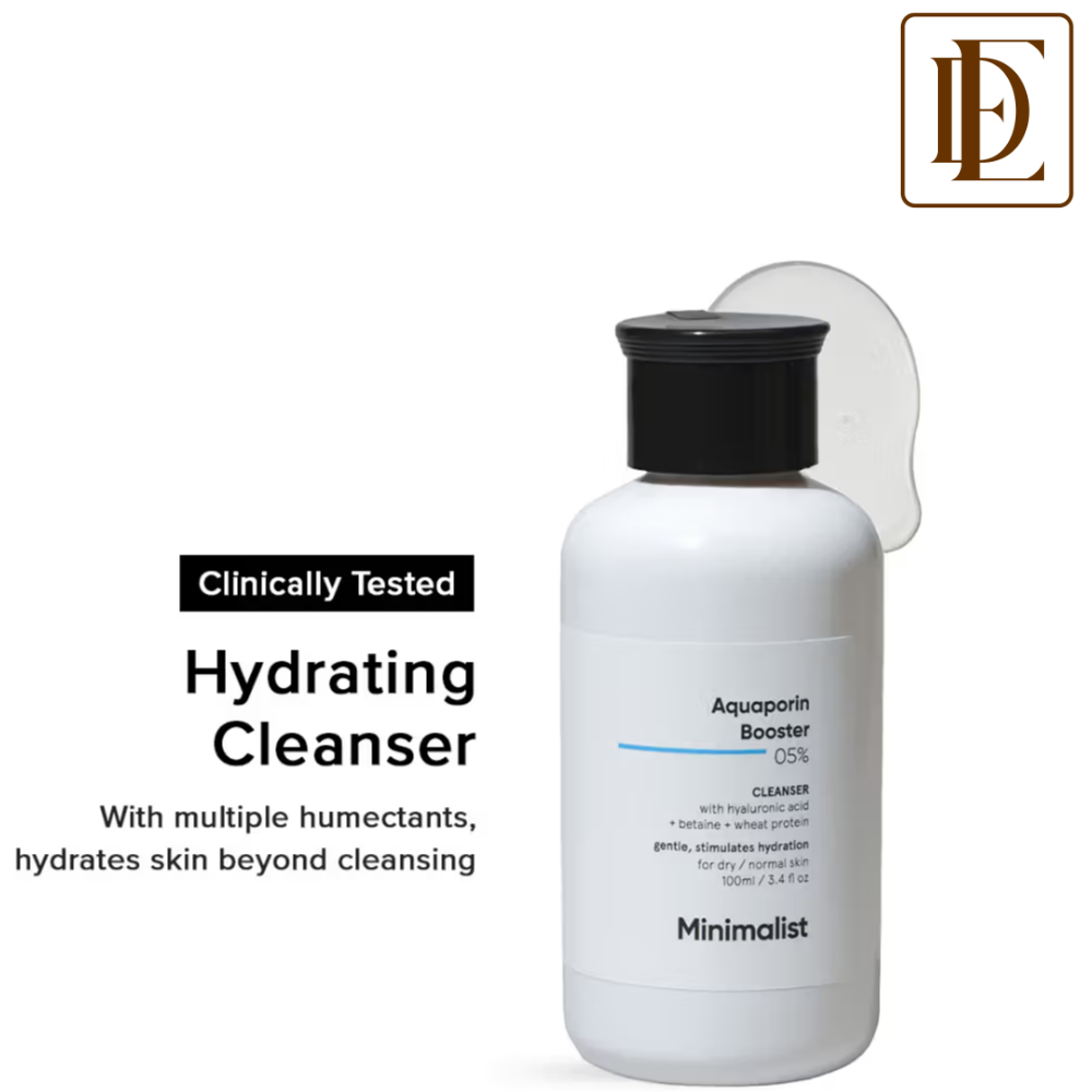 Minimalist 5% Aquaporin Booster Face Wash With Hyaluronic Acid For Dry Skin