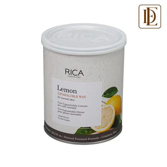 Rica Lemon Liposoluble Wax For Normal Skin With Glyceryl Rosinate & Natural Beeswax