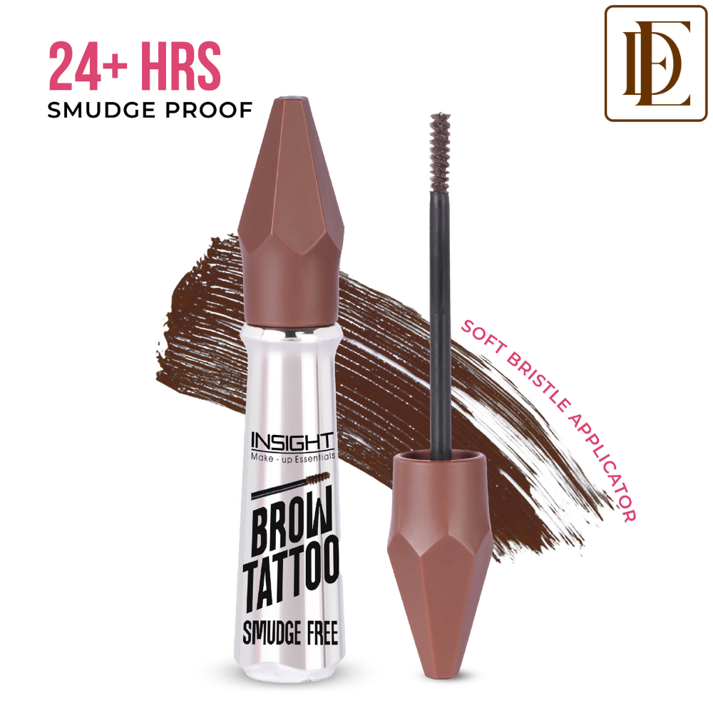 Insight Cosmetics Brow Tattoo, Smudge Proof, Long Lasting Upto 12hr, Castor Oil Infused