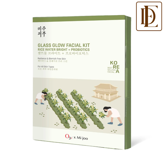 O3+ x Mi Joo Glass Glow Facial Kit (Rice Water &amp; Probiotics)