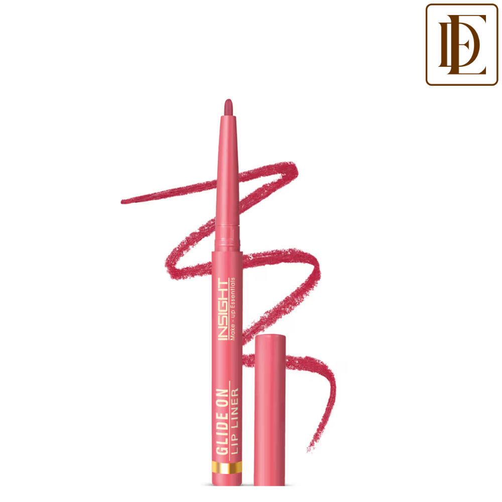 Insight Cosmetics Glide On Lip Liner, Intense Pigment, Long Wear Matte Lip Formula