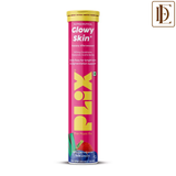 Plix (Strawberry) Glutathione Skin Glow 15 Effervescent Tablet 500mg for Clear & Youthful Skin