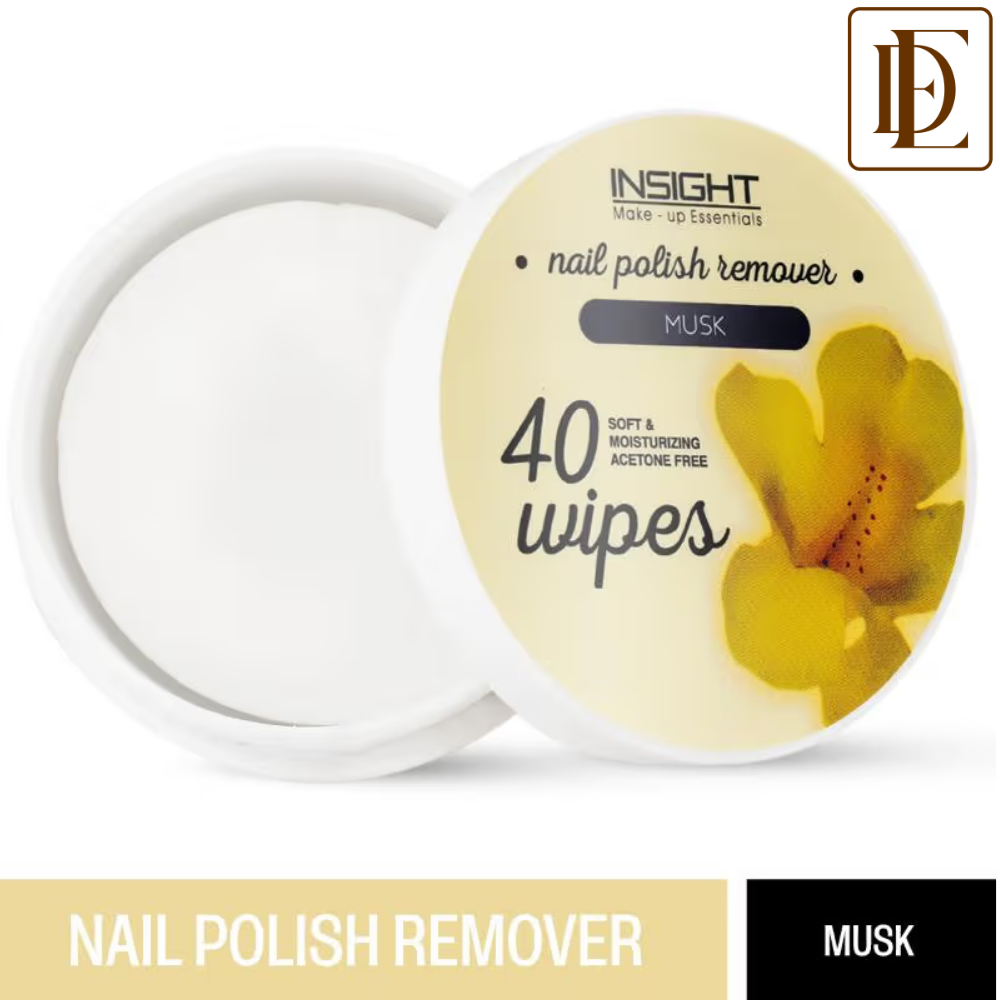 Insight Cosmetics Nail Polish Remover 40 Wipes
