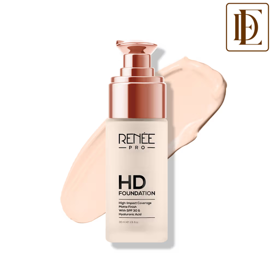 RENEE PRO HD Matte Foundation Weightless & Long Lasting, Highly Blendable with SPF15