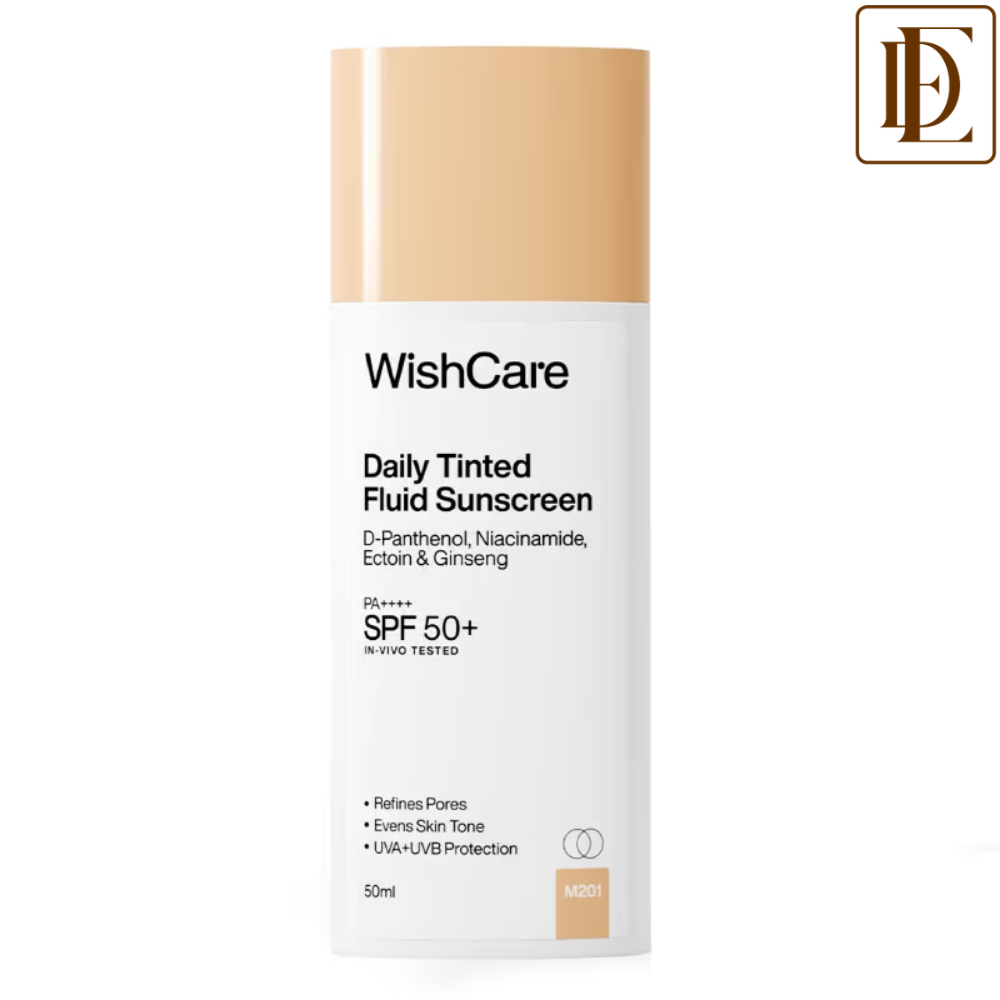 Wishcare Daily Fluid Tinted Sunscreen SPF50PA++++