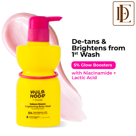 FoxTale Hula Hoop Brightening Body Wash by Foxtale , Exfoliates & Reduces Tan