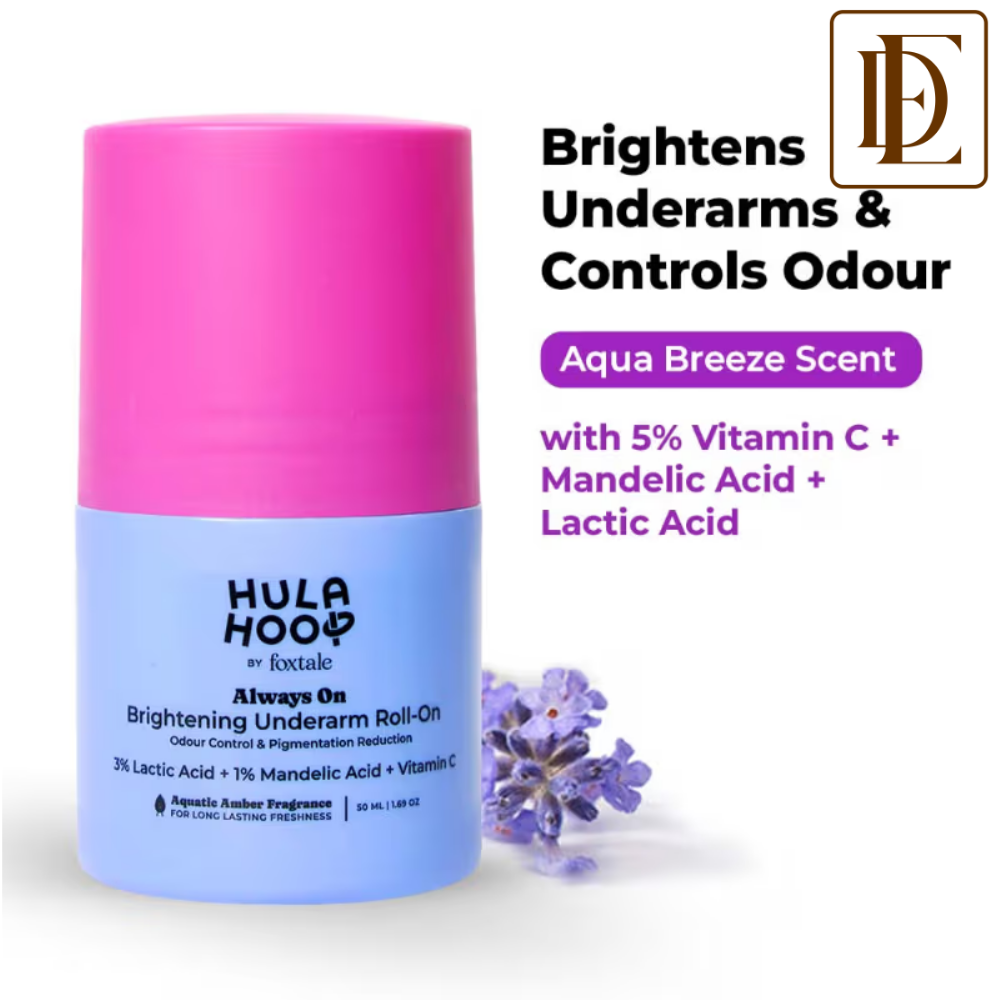 Foxtale Hula Hoop Always On Brightening Underarm Roll-On