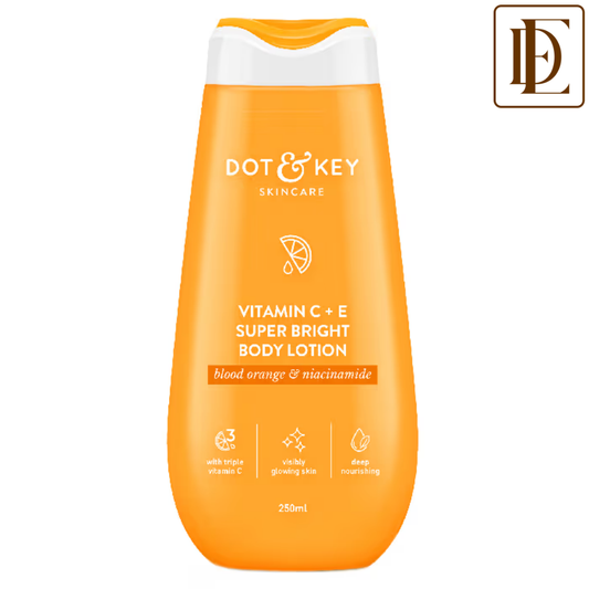 Dot & Key Vitamin C + E Super Bright Body Lotion, With Blood Orange & Niacinamide, Deep Nourishment