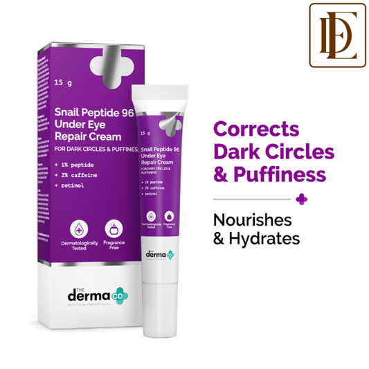 The Derma Co Snail Peptide 96 Under Eye Repair Cream with Snail Mucin & Peptide Complex