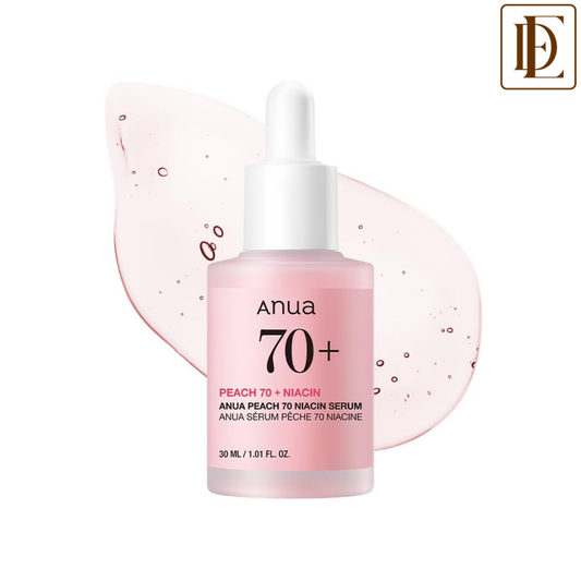 Anua Peach 70 Niacin Serum with 5% Niacinamide for Glass Skin, Brightens Skin & Minimizes Pores