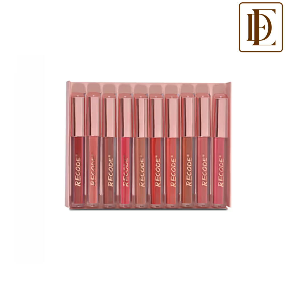 Recode Clay Matte Liquid Lipstick - Set Of 10