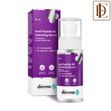 The Derma Co Snail Mucin Peptide 96 Hydrating Serum with Niacinamide & Peptide for Moisturized Skin