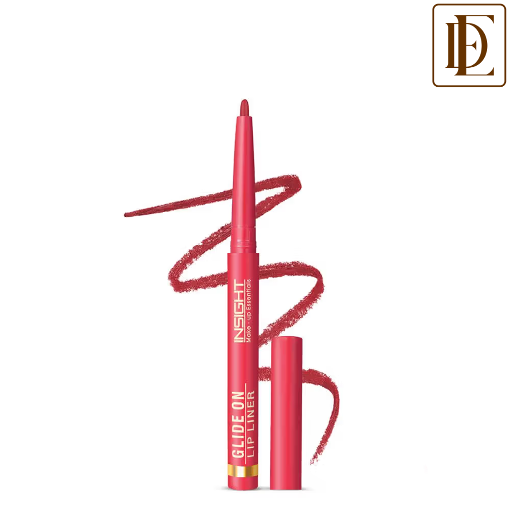 Insight Cosmetics Glide On Lip Liner, Intense Pigment, Long Wear Matte Lip Formula
