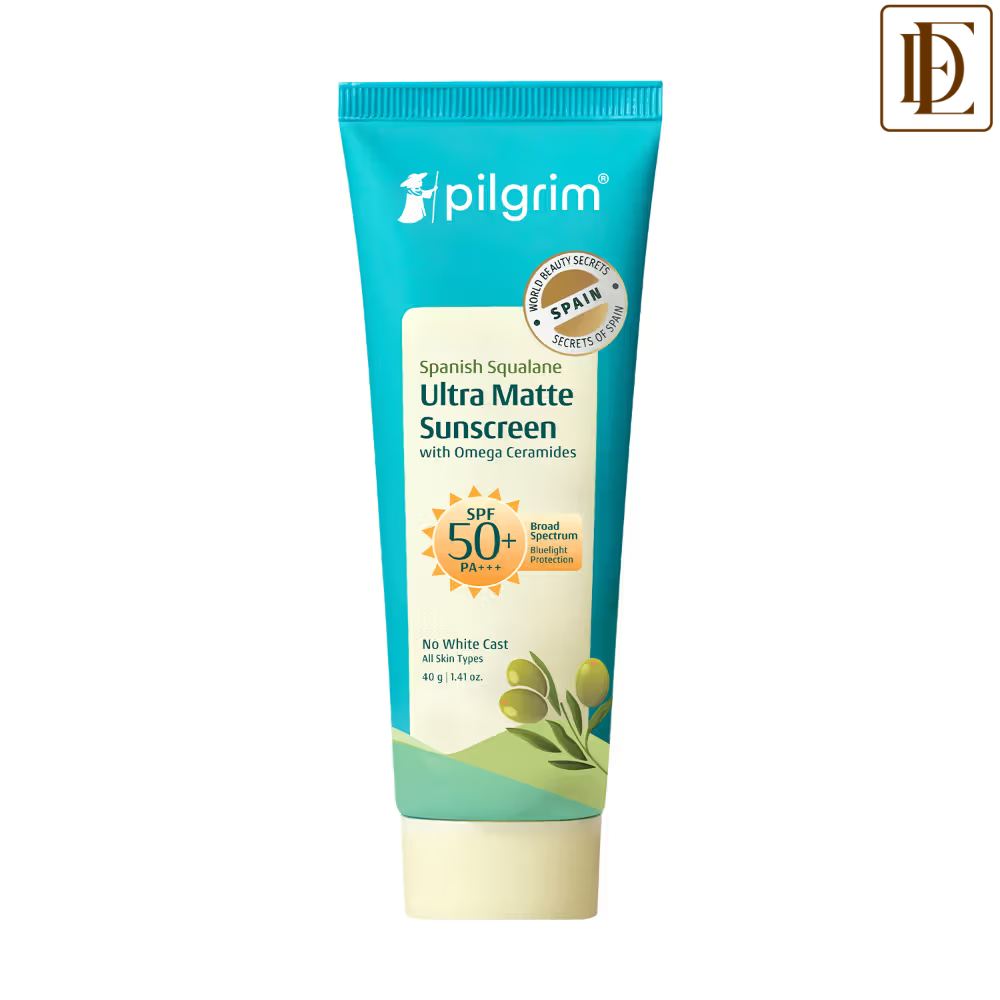 Pilgrim Ultra Matte Spf 50 Pa+++ Non-greasy & No White Cast Sunscreen