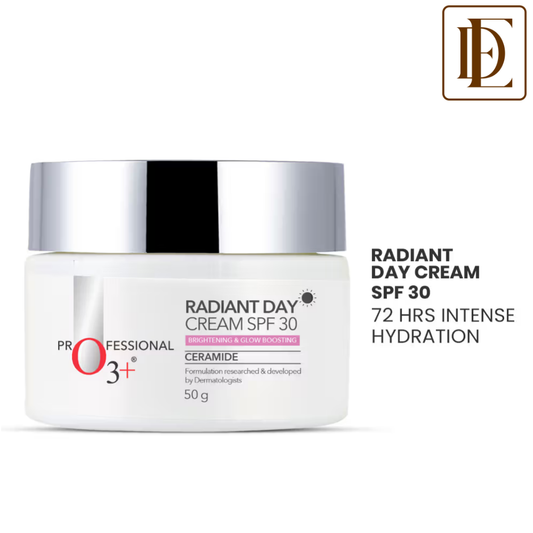 O3+ Radiant Day Cream Moisturiser SPF30 for Brightening & Glowing Skin | All Skin Types