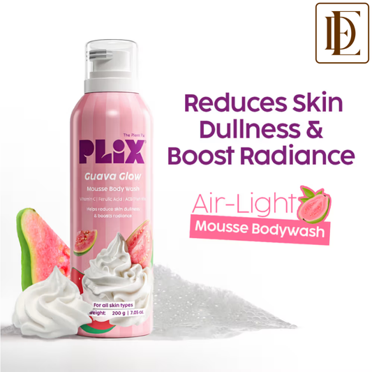 Plix Guava Mousse Body Wash For Glowy & Hydrated Skin