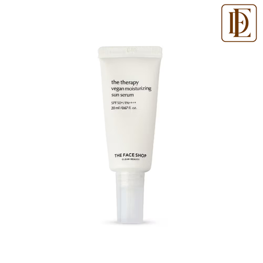 The Face Shop Vegan Korean Mini Sunscreen Serum SPF 50+ PA++++ with Niacinamide & No White Cast