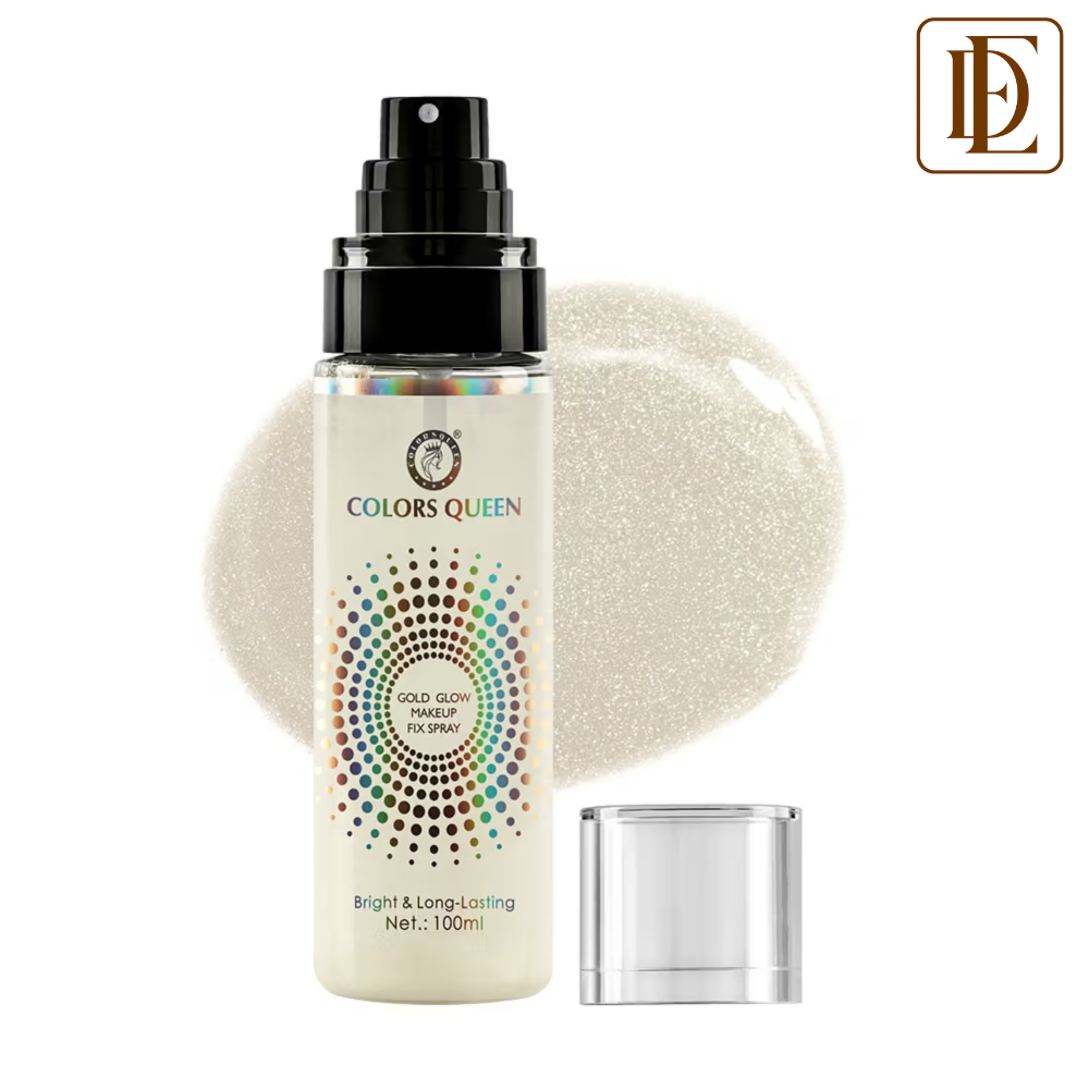 Colors Queen Gold Glow Makeup Fixer Spray