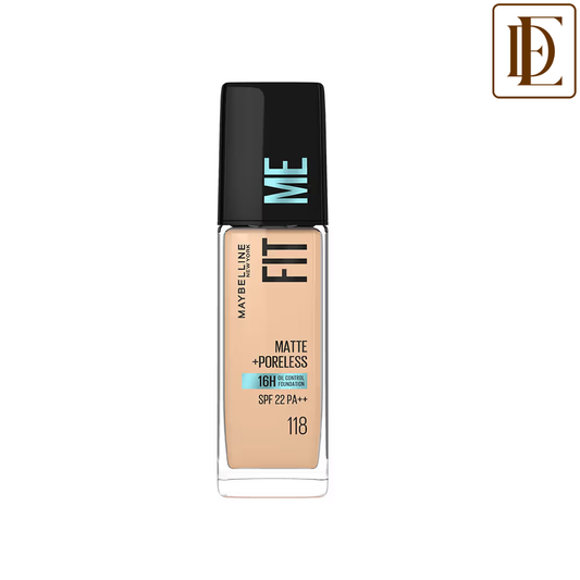 Maybelline New York Fit Me Matte+Poreless 16H Oil Control Foundation With SPF 22