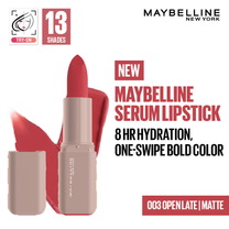 Maybelline Serum Matte Lipstick - 8Hr hydration, One-Swipe Bold Color