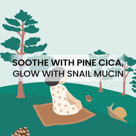O3+ x Mi Joo Glass Glow Facial Kit (Pine Cica &amp; Snail Mucin)