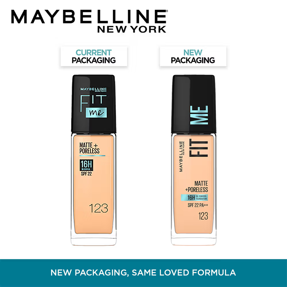 Maybelline New York Fit Me Matte+Poreless 16H Oil Control Foundation With SPF 22