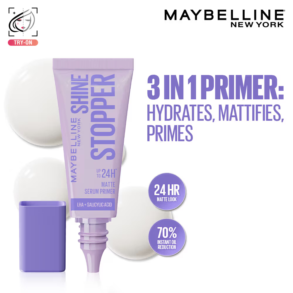 Maybelline New York Shine Stopper Serum Primer For Oil Control+ Hydration